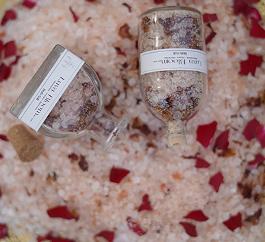 Rose bath salt